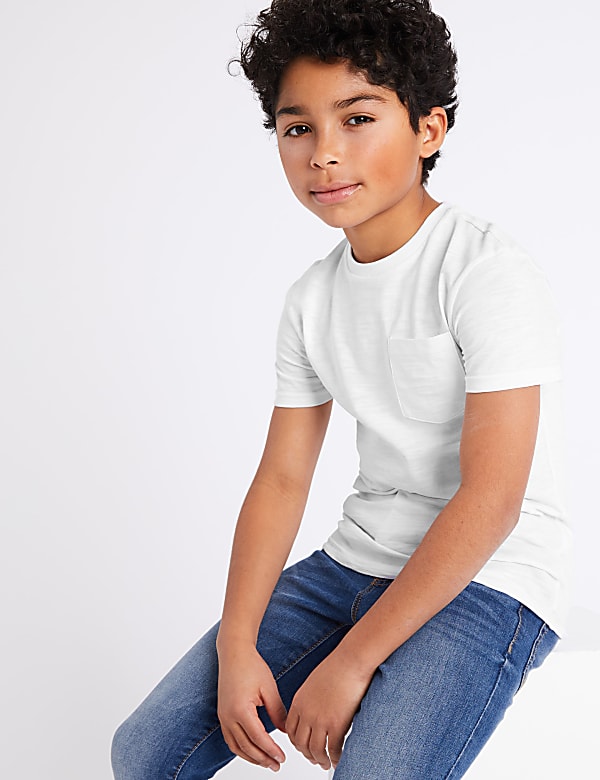 Cotton T-Shirt with Pocket