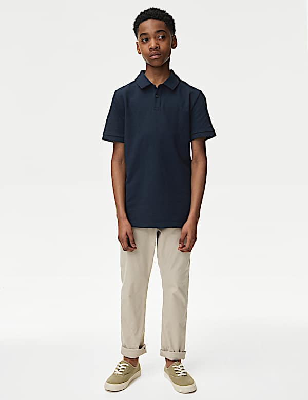 Open Collar Polo Shirt (6-16yrs)