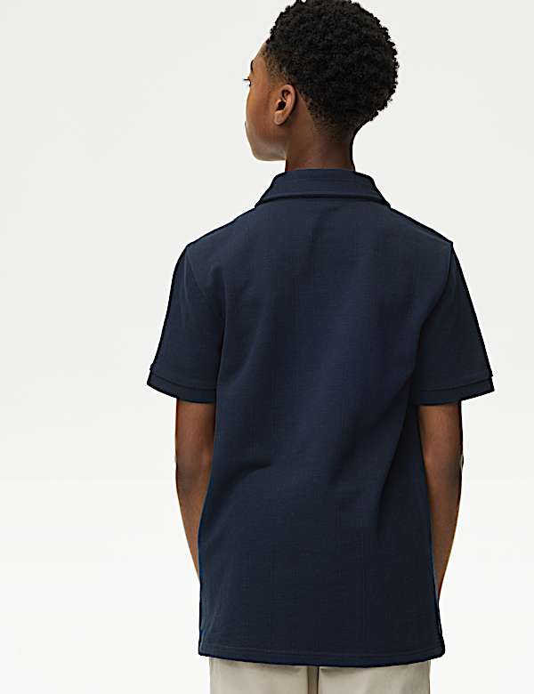 Open Collar Polo Shirt (6-16yrs)
