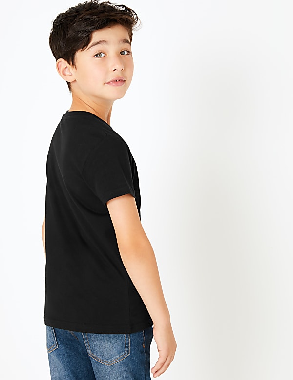 Cotton Sequin Lightning Bolt T-Shirt (3-16 Years)