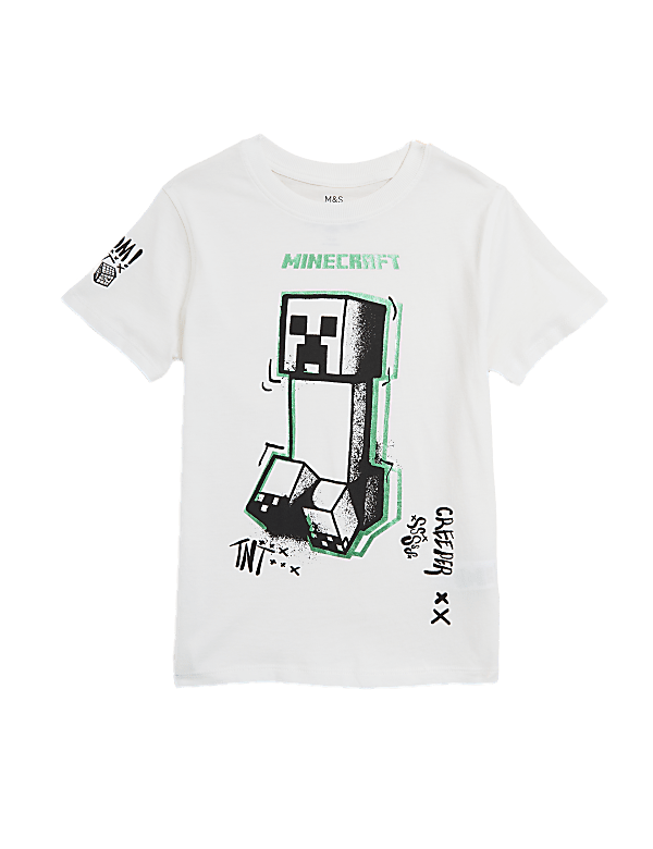 Pure Cotton Minecraft™ T-Shirt (6-16 Yrs)
