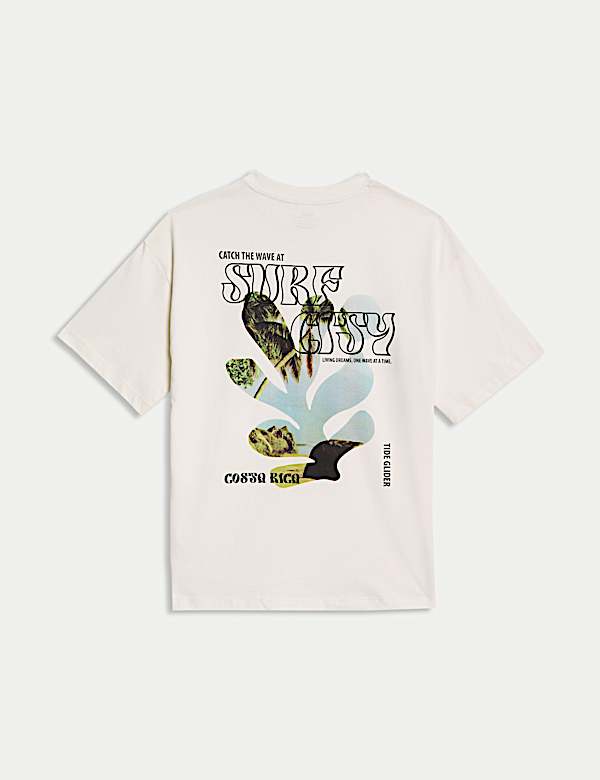 Pure Cotton Graphic T-Shirt (2-16 Yrs)