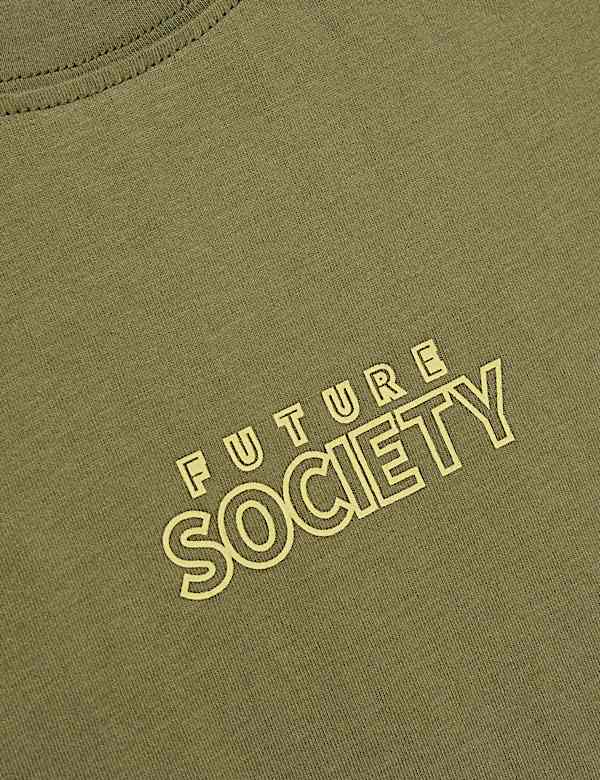 2 Pack Pure Cotton Graphic T-Shirts (6-16 Yrs)