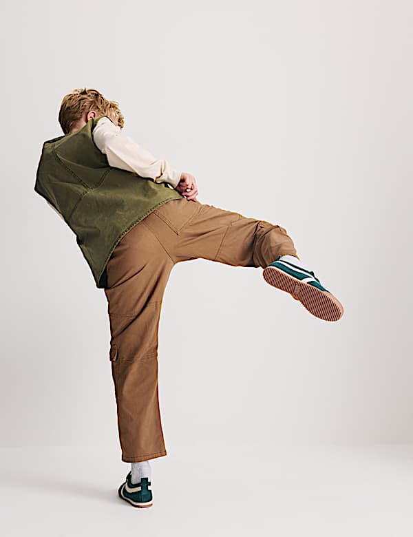 Cotton Rich Cargo Trousers (6-16 Years) - NZ