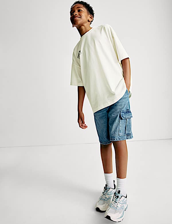 Pure Cotton Urban Terrain T-Shirt (6-16 Yrs)