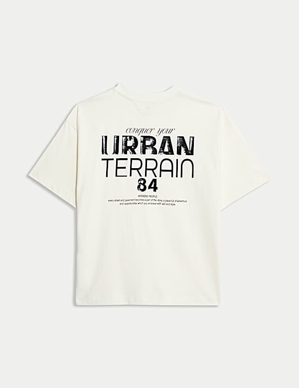 Pure Cotton Urban Terrain T-Shirt (6-16 Yrs)
