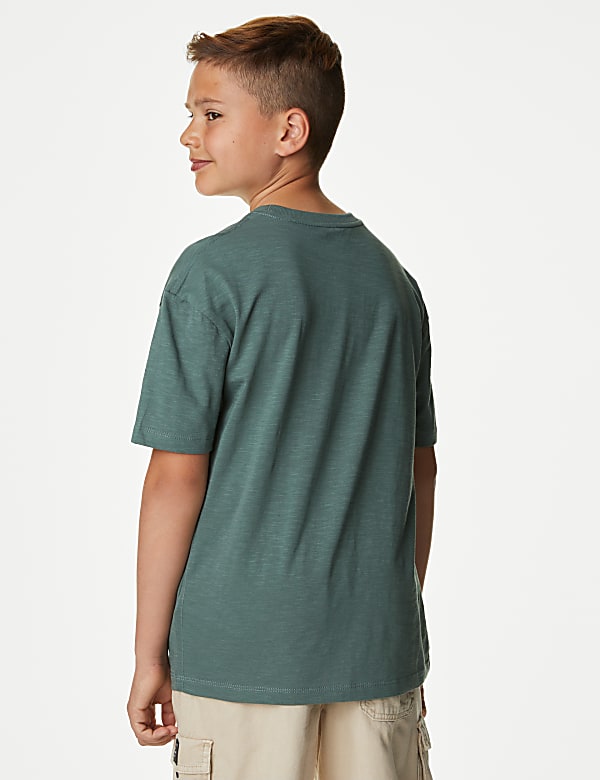 Pure Cotton Festival Slogan T-Shirt (6-16 Yrs)