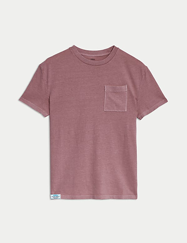 Pure Cotton Garment Dyed T-Shirt (6-16 Yrs) - GR