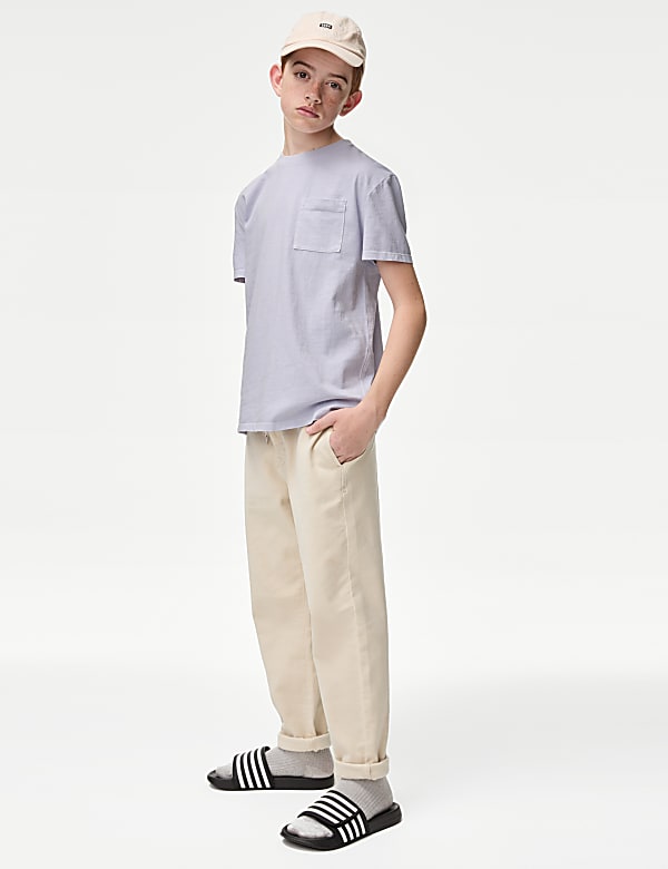 Pure Cotton Garment Dyed T-Shirt (6-16 Yrs) - VN