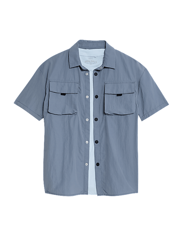Utility Shirt & T-Shirt Set (6-16 Yrs)