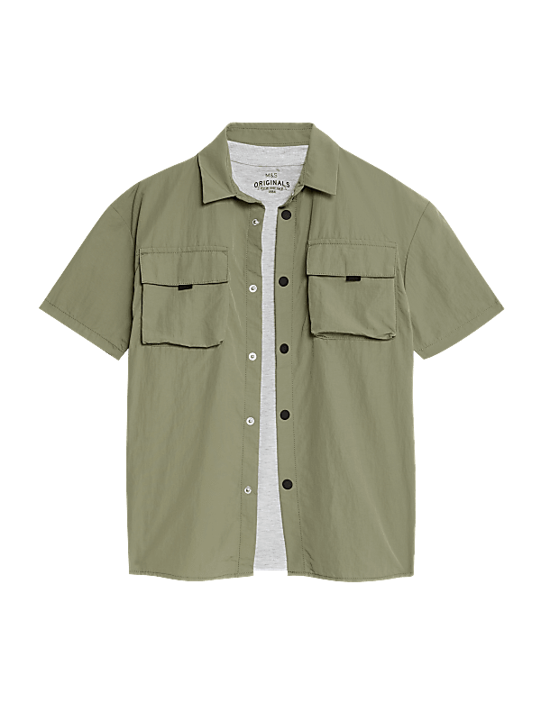 Utility Shirt & T-Shirt Set (6-16 Yrs)