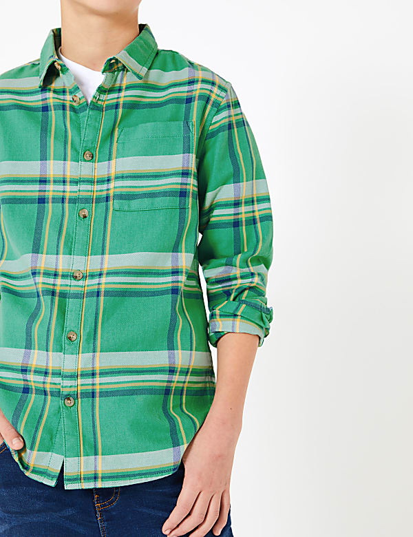 Cotton Checked Shirt (6-16 Years)