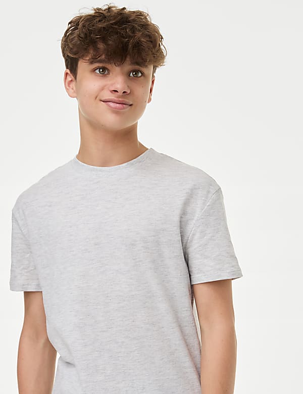 2pc Cotton Rich Shirt & T-Shirt Set (6-16 Yrs)