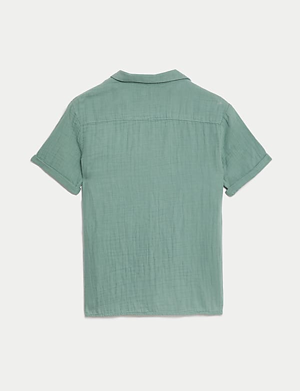 2pc Cotton Rich Shirt & T-Shirt Set (6-16 Yrs)