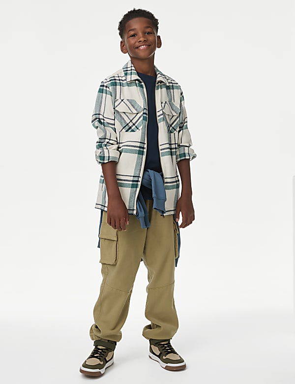 Pure Cotton Checked Shirt (6-16 Yrs)