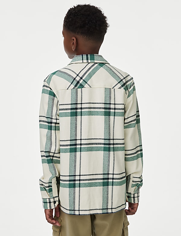 Pure Cotton Checked Shirt (6-16 Yrs)