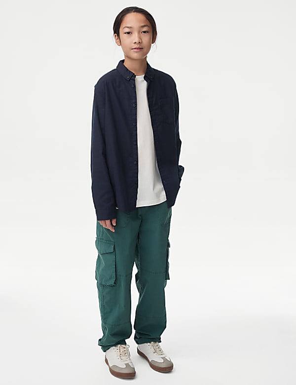 Pure Cotton Oxford Shirt (6-16 Yrs)