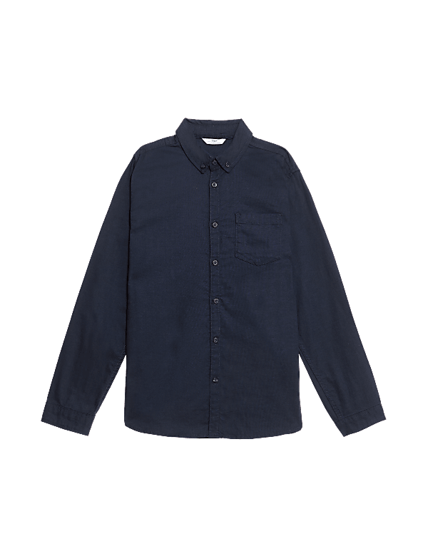 Pure Cotton Oxford Shirt (6-16 Yrs)