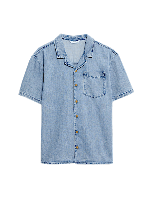 Pure Cotton Denim Shirt (6-16 Yrs)