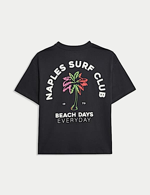 Pure Cotton Graphic T-Shirt (6-16 Yrs)