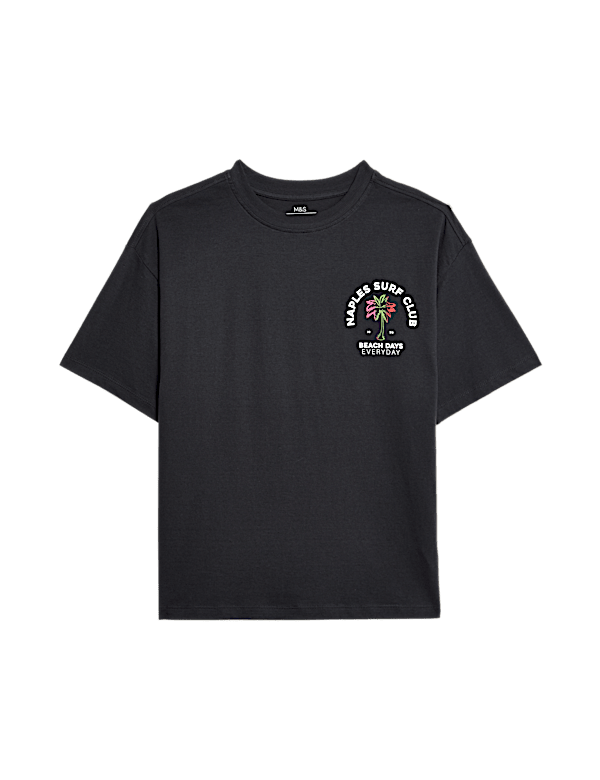 Pure Cotton Graphic T-Shirt (6-16 Yrs)