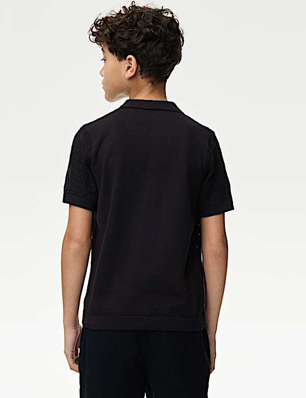 Pure Cotton Fine Knitted Shirt (6-16 Yrs) - JP