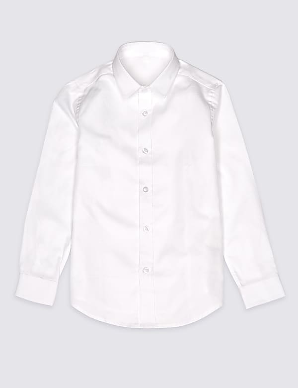 Pure Cotton Textured Shirt (3-16 Yrs)