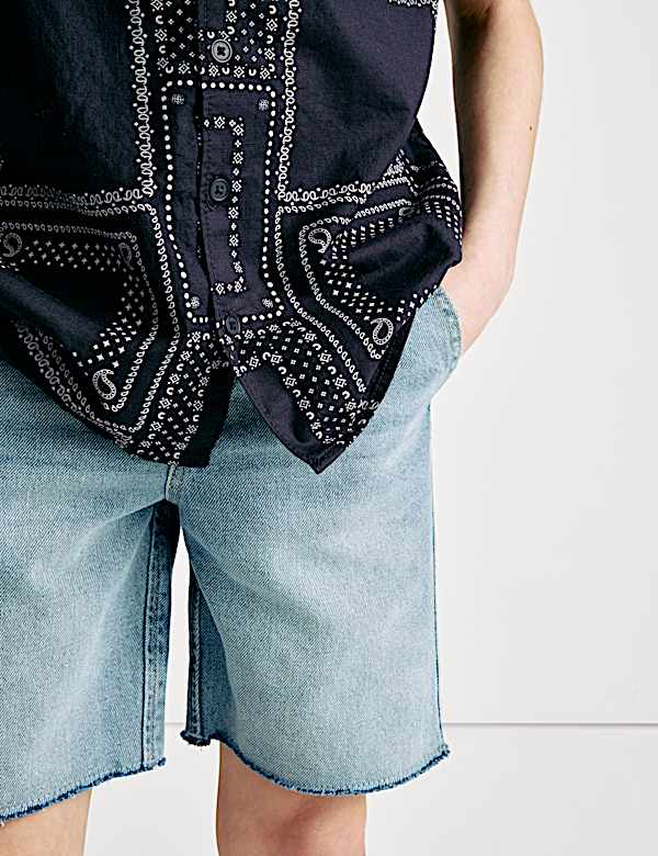 Pure Cotton Patterned Shirt (2-8 Yrs) - JP