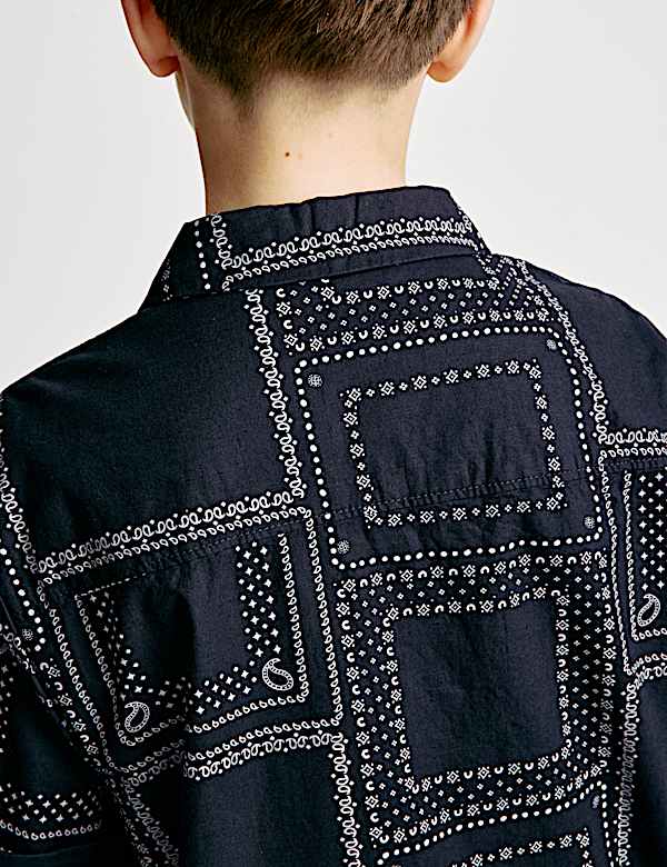 Pure Cotton Patterned Shirt (2-8 Yrs) - JP