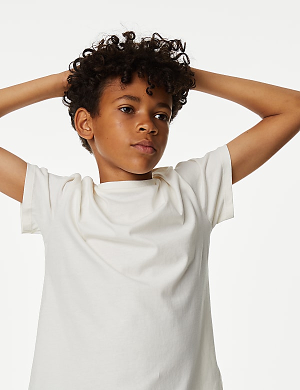 2pc Pure Cotton Shirt & T-Shirt (6-16 Yrs)