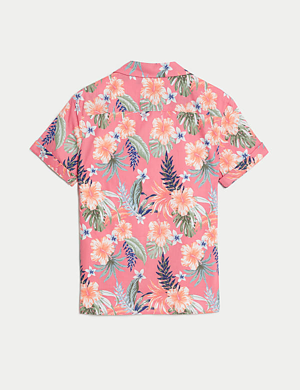 2pc Pure Cotton Shirt & T-Shirt Set (6-16 Yrs)