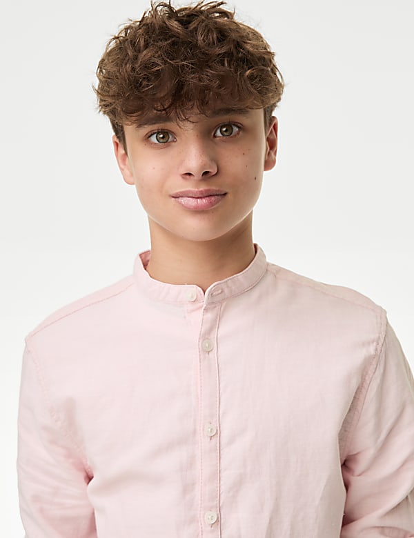 Cotton Rich Grandad Shirt (6-16 Yrs)
