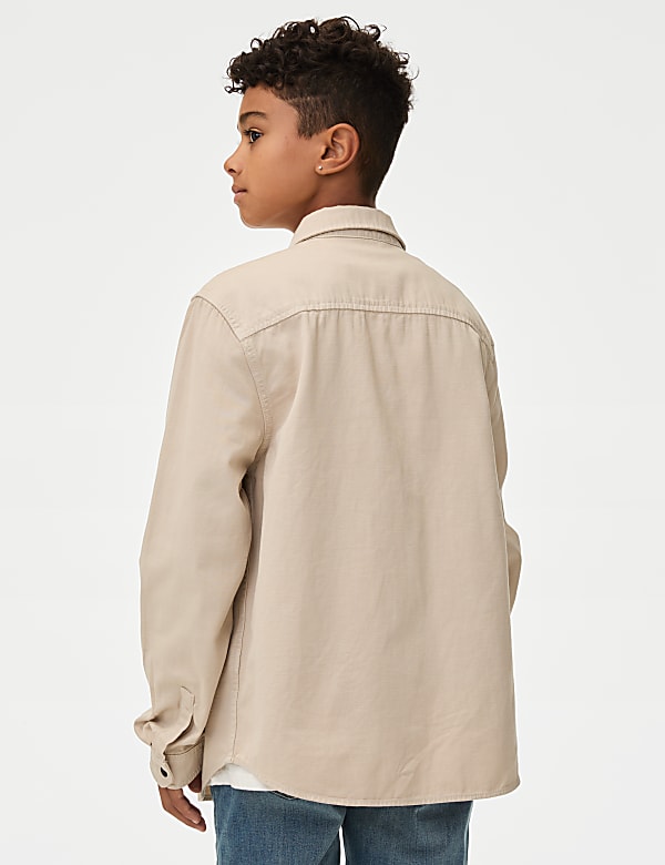 Pure Cotton Shirt & T-Shirt Set (6-16 Yrs)