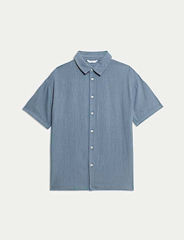Linen Rich Shirt (2-16 Yrs) - LU