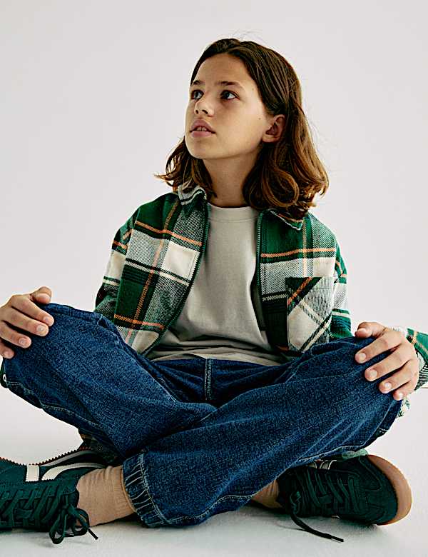 Pure Cotton Check Shirt (6-16 Yrs)