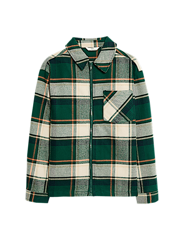 Pure Cotton Check Shirt (6-16 Yrs)