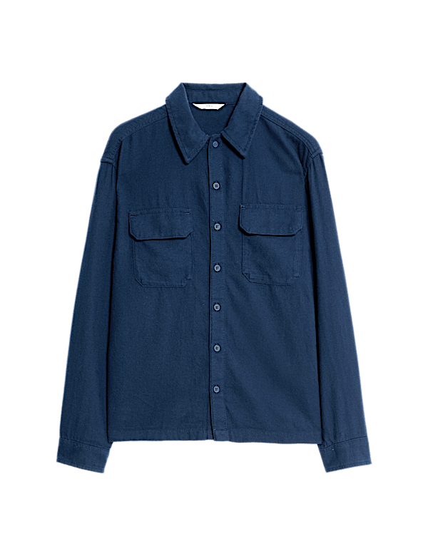 Pure Cotton Utility Pocket Shirt (6-16 Yrs)