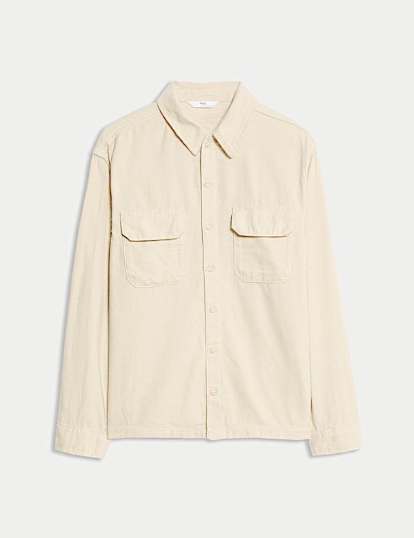 Pure Cotton Utility Pocket Shirt (6-16 Yrs) - MX