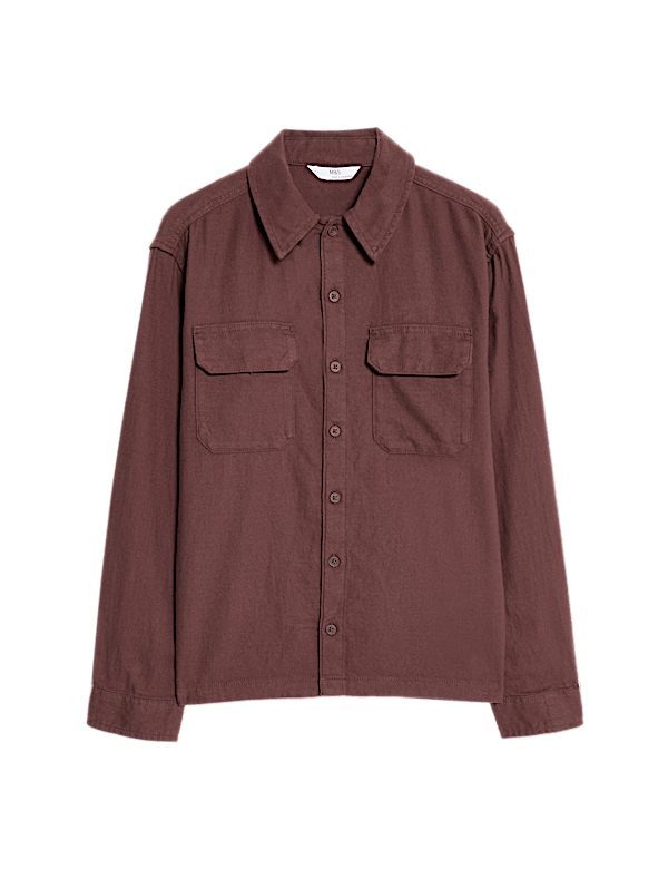 Pure Cotton Utility Pocket Shirt (6-16 Yrs)