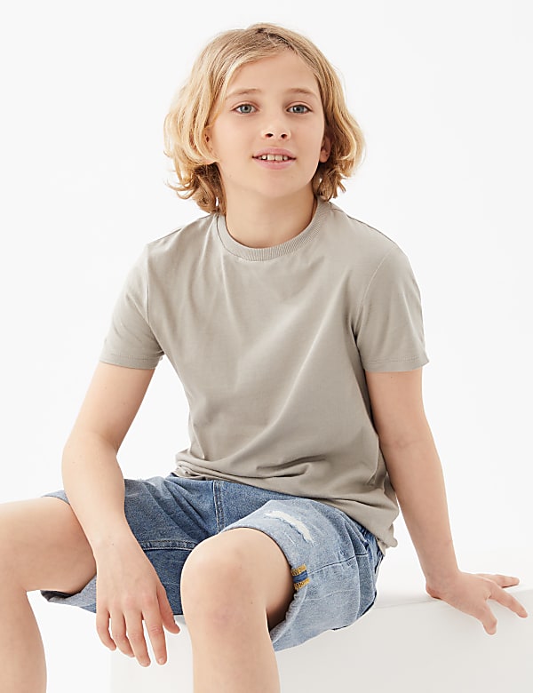 Cotton Rich Iguana Print Shirt with T-Shirt (6-16 Yrs)