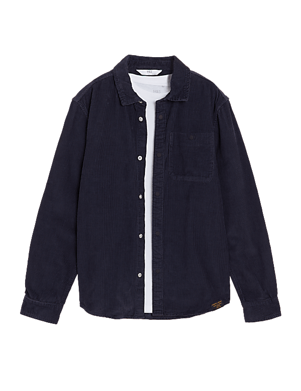 2pc Pure Cotton Shirt and T-Shirt
