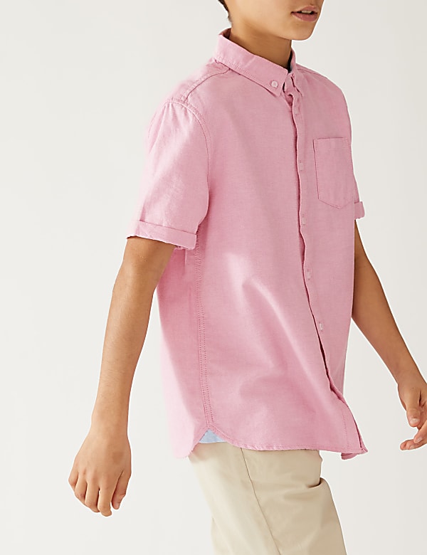 Pure Cotton Plain Shirt