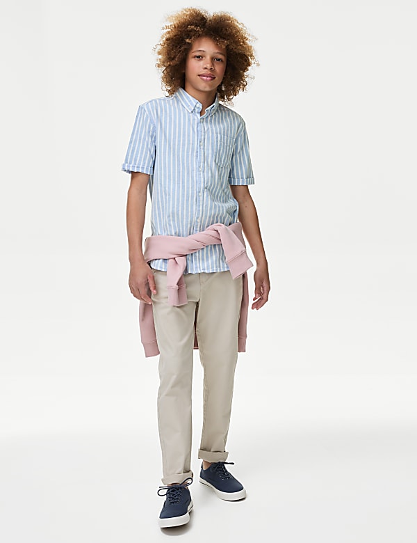 Pure Cotton Striped Shirt