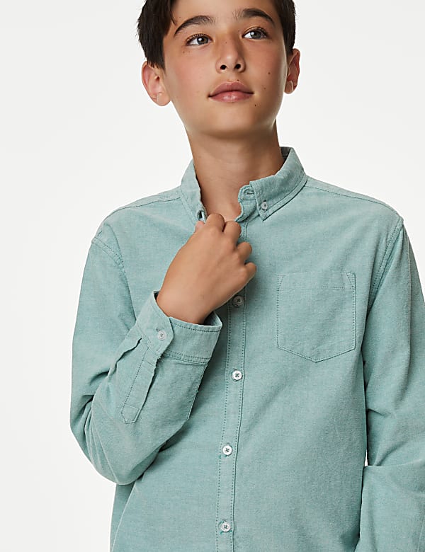 Pure Cotton Oxford Shirt (6-16 Yrs)