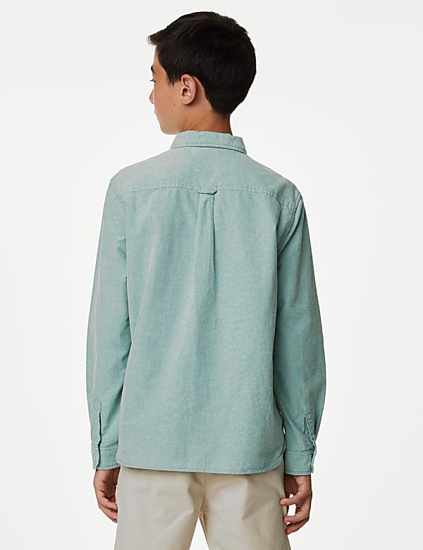 Pure Cotton Oxford Shirt (6-16 Yrs)