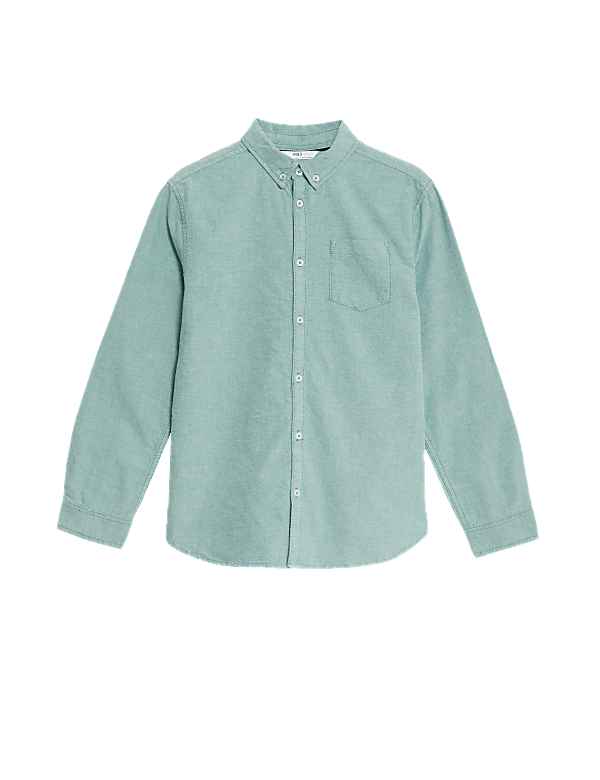 Pure Cotton Oxford Shirt (6-16 Yrs)