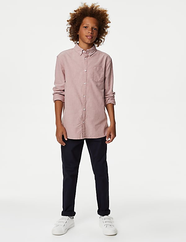 Pure Cotton Oxford Shirt (6-16 Yrs)