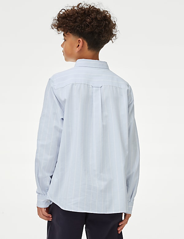 Pure Cotton Striped Oxford Shirt (6-16 Yrs)