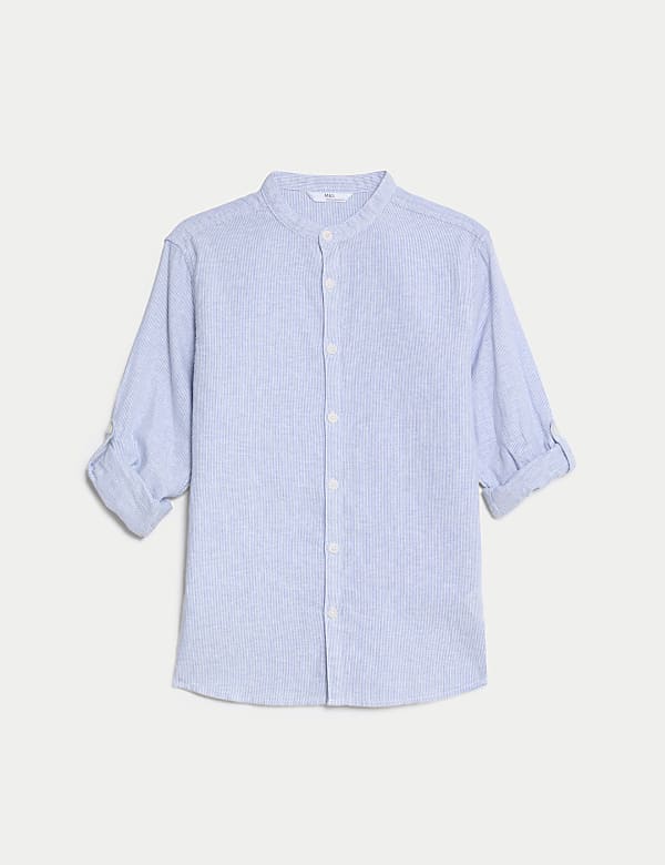 Pruhované tričko s vysokým podílem bavlny (6–16 let) - CZ