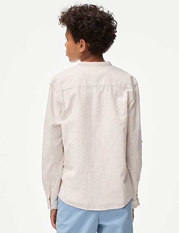 Cotton Rich Striped Shirt (6-16 Yrs)